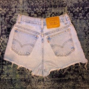 Vintage Levi cut off shorts
